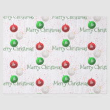 Weihnachts Ho Ho Ho Ornament Tissure Papier