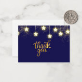 Weihnachts-Hochzeit Dankeschön-Karte Mitteilungskarte (Vorderseite/Rückseite Beispiel)