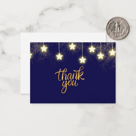 Weihnachts-Hochzeit Dankeschön-Karte Mitteilungskarte (Vorderseite/Rückseite Beispiel)