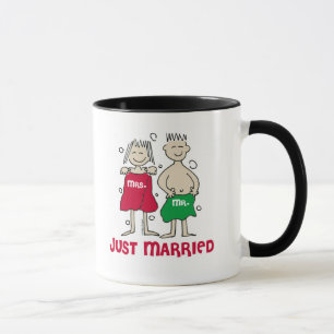 Weihnachts Hochzeit Mr. Just Married Tasse