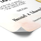 Weihnachts Hochzeit Pimp Ihr Prosecco-Zeichen Poster (Ecke)