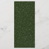 Weihnachts-Hochzeitmenü 2 Menükarte (Rückseite)