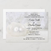 Weihnachts-Hochzeitsessen Probe Einladung (Vorne/Hinten)