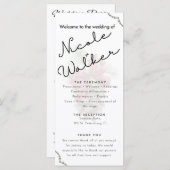 Weihnachts-Hochzeitsprogramm (Vorne/Hinten)