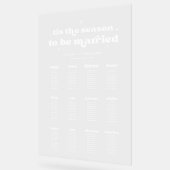 Weihnachts-Hochzeitsstift Acryl Acrylschild (Winkel)