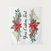 Weihnachts-Hochzeitstorte, Holiday Foto Stand T Wandteppich (Vorderseite)