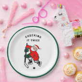 Weihnachts Hockey Party Paper Teller Napkin (Party)