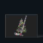 Weihnachts-Hockey-Sportball-Weihnachtsmannmütze Xm Feiertagskarte<br><div class="desc">Weihnachts-Hockey-Sportball-Weihnachtsmannmütze Xmas</div>