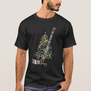 Weihnachts-Hockey-Sportball-Weihnachtsmannmütze Xm T-Shirt
