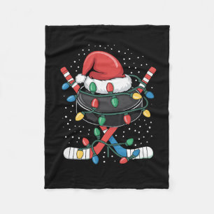 Weihnachts-Hockey-Xmas-Santa-Sportmütze Ball  Fleecedecke