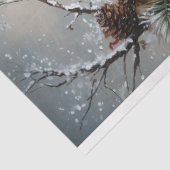 Weihnachts-Höhepunkt Kuh Decoupage Seidenpapier (Ausschnitt)