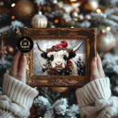 Weihnachts-Höhepunkt Kuh Decoupage Seidenpapier