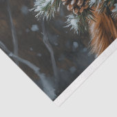 Weihnachts-Höhepunkt Kuh Decoupage Seidenpapier (Ausschnitt)