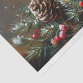 Weihnachts-Höhepunkt Kuh Decoupage Seidenpapier (Ausschnitt)