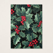 Weihnachts Holend Earring Display Card (Rückseite)