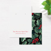 Weihnachts Holend Earring Display Card (Schreibtisch)