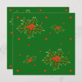 Weihnachts Holly (Vorne/Hinten)