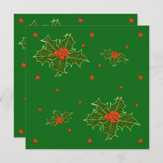 Weihnachts Holly (Vorne/Hinten)