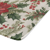 Weihnachts-Holly & Berries-Schneiderschaft Schneidebrett (Ecke)