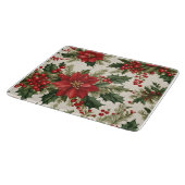 Weihnachts-Holly & Berries-Schneiderschaft Schneidebrett (Ecke)