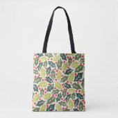 Weihnachts Holly Berries Tasche (Vorderseite)