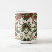 Weihnachts-Holly & Berries-Tasse Kaffeetasse (Mittel)