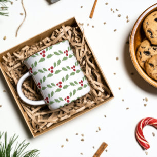 Weihnachts-Holly-Berries-Tasse Kaffeetasse