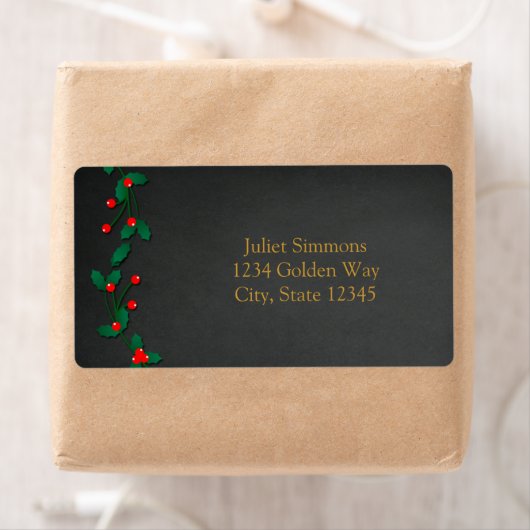 Weihnachts-Holly-Berry-Tafel (Insitu)