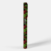 Weihnachts-Holly-Blätter und Rote Berries-Muster Case-Mate iPhone Hülle (Rückseite / Rechts)