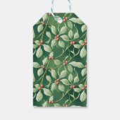 Weihnachts Holly Geschenkanhänger (Rückseite)