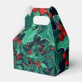 Weihnachts Holly Geschenkschachtel (Rückseite)