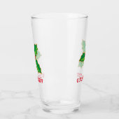 Weihnachts Holly Glas (Links)