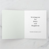 Weihnachts Holly Karte (Innenseite)