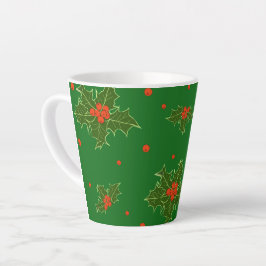 Weihnachts Holly Milchtasse
