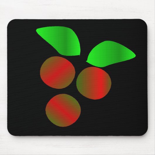 Weihnachts Holly Mousepad (Vorne)