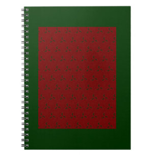 Weihnachts Holly Notizblock