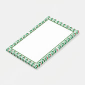 Weihnachts Holly Post-it Klebezettel (angewinkelt)