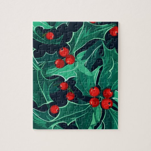 Weihnachts Holly Puzzle (Vertikal)