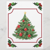 Weihnachts-Holly-Restaurant - Sonderaktionen Flyer (Hinten)