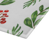 Weihnachts Holly Schneidebrett (Ecke)