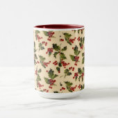 Weihnachts-Holly-Tasse Tasse (Zentrum)