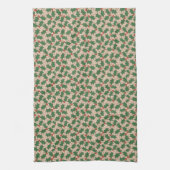 Weihnachts Holly Tee Handtuch (Vertikal)