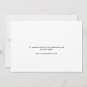 Weihnachts-Holly-Wreath-Verkündung Ankündigung (Rückseite)