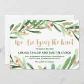 Weihnachts-Holly-Wreath-Verkündung Ankündigung (Vorne/Hinten)