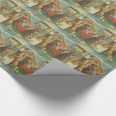 Weihnachts-Homecoming Geschenkpapier (Ecke)