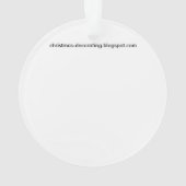 Weihnachts-Homecoming Ornament (Rückseite)