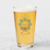 Weihnachts-Hoppy Holidays Bierglas