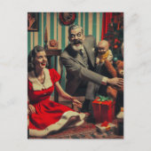 Weihnachts-Horror Postkarte (Vorderseite)