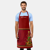 Weihnachts-Hostess personalisieren Name oder Text Schürze (Getragen)