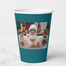 Weihnachts-Hottub-Becher